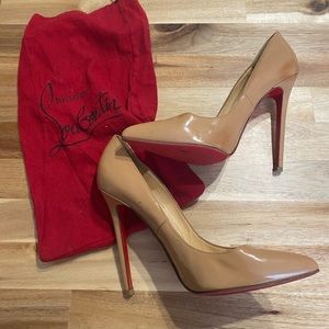 Authentic Christian Louboutin So Kate Nude size 39 shoes with dust bag